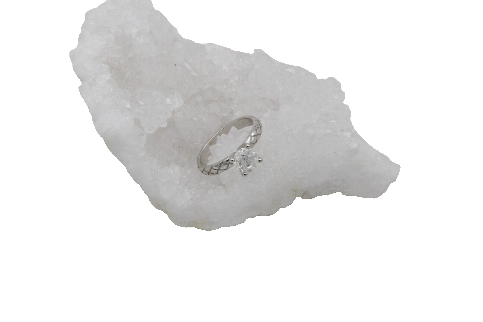 Wunderschöner Ring aus 585er Weißgold mit ein Diamant ca. 0,85ct. (W/PI)