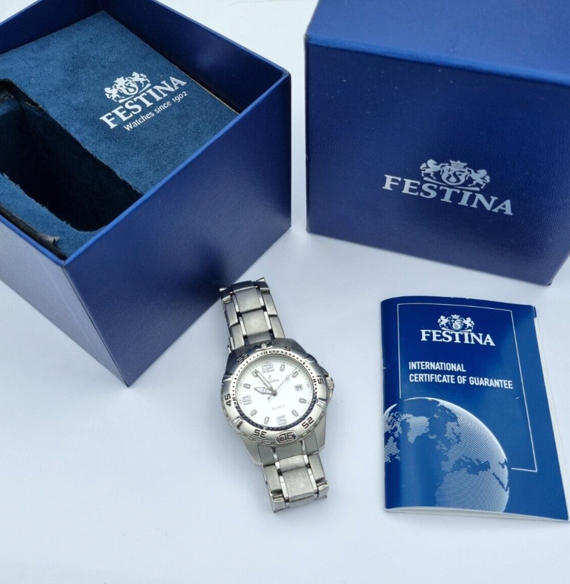 Festina Sport Herren Armbanduhr Edelstahl 16170 Quartz Edelstahl 40 mm