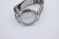 Dugena Armbanduhr Herren Edelstahl Silber Quarz 35 mm