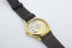 Maurice Lacroix Armbanduhr Automatic Ref 11114 Vergoldet Leder 36 mm