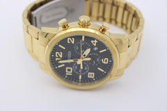 Citizen 0520-S090598F Quarz GN-4-S-11H Edelstahl Vergoldet Chronograph 42 mm