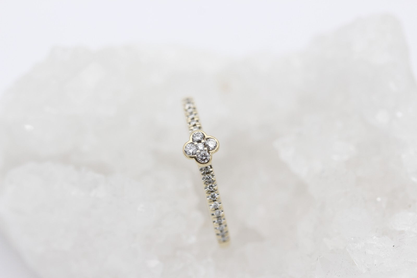 Schöner Marken Damen Ring aus 750er Gelbgold mit Diamanten 0,19 ct.