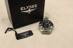 Elysee GMT Pro - 80598 Armbanduhr Saphirglas 40 mm Quarz Edelstahl