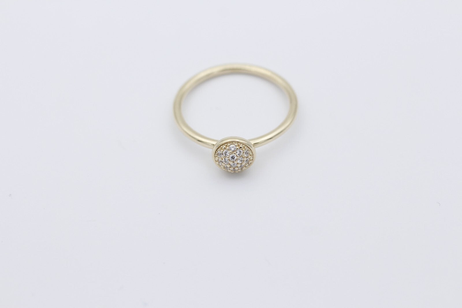 Pandora Damen Ring aus 585er Gelbgold mit Zirkonia | Gr. 54