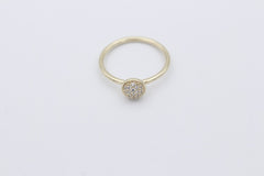 Pandora Damen Ring aus 585er Gelbgold mit Zirkonia | Gr. 54