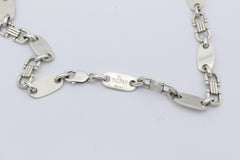TAIPAN Italy Halskette Plattenkette 925 Sterlingsilber ca. 113 g