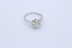 Traumhafter Damen Ring aus 18k / 750er Weißgold mit Brillanten ca. 0,50 ct.