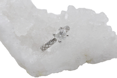 Wunderschöner Ring aus 585er Weißgold mit ein Diamant ca. 0,85ct. (W/PI)