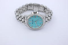 Thomas Sabo Damen Armbanduhr Quarz Edelstahl WA0317 Silber 33 mm