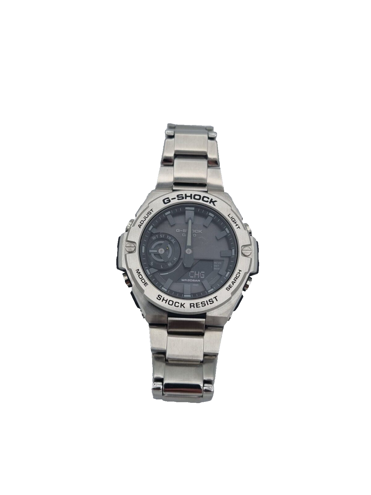Casio Tough Solar G-Shock Silber Herren Armbanduhr GST-B500D