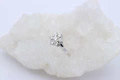 Traumhafter Damen Ring aus 18k / 750er Weißgold mit Brillanten ca. 0,50 ct.