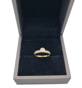 Traumhafter Damen Diamant Ring aus 585er Gelbgold Gr. 52