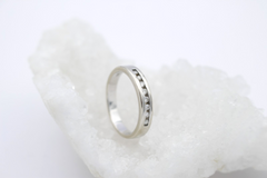 CHRIST Diamantring 585 Weißgold 14 Karat Halb Memoire Ring 8 Diamanten | Gr. 56