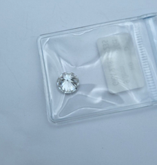 Exzellent Moissanit 3,0ct. Rundschliff mit Zertifikat Top