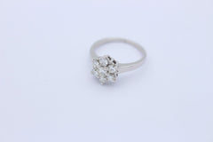 Traumhafter Damen Ring aus 18k / 750er Weißgold mit Brillanten ca. 0,50 ct.
