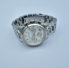 Michael Kors MK5076 Armbanduhr für Damen Edelstahl Silber 38 mm