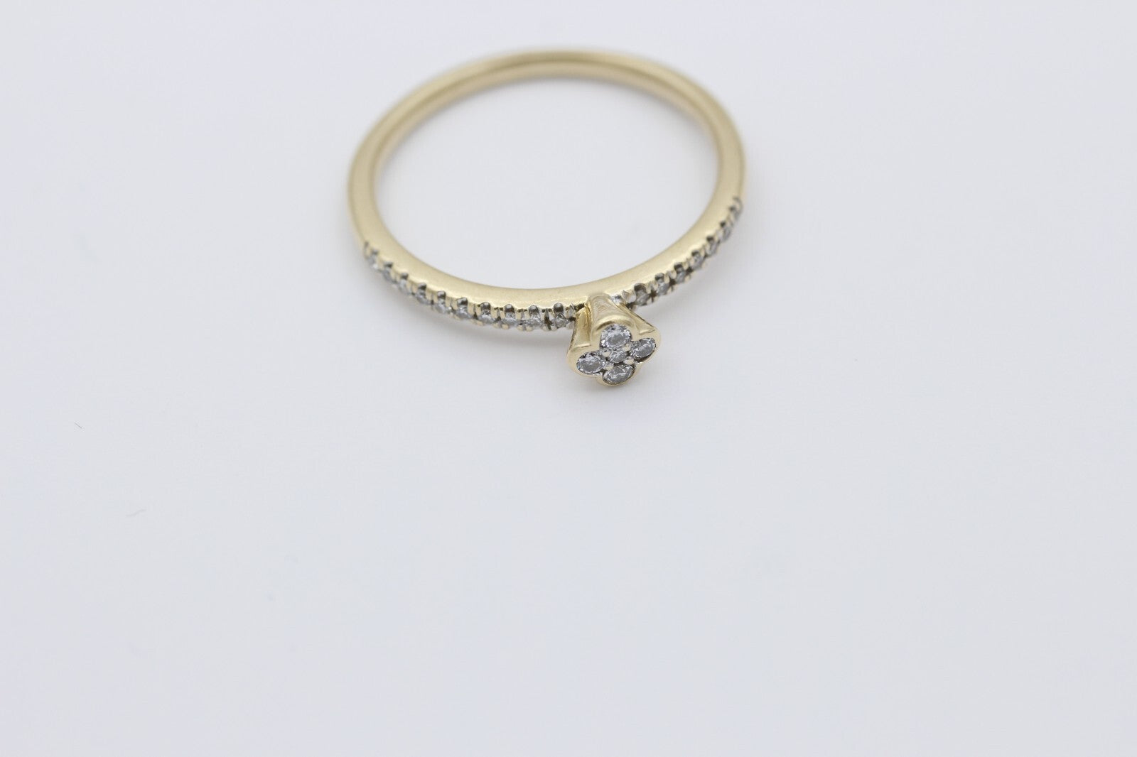 Schöner Marken Damen Ring aus 750er Gelbgold mit Diamanten 0,19 ct.
