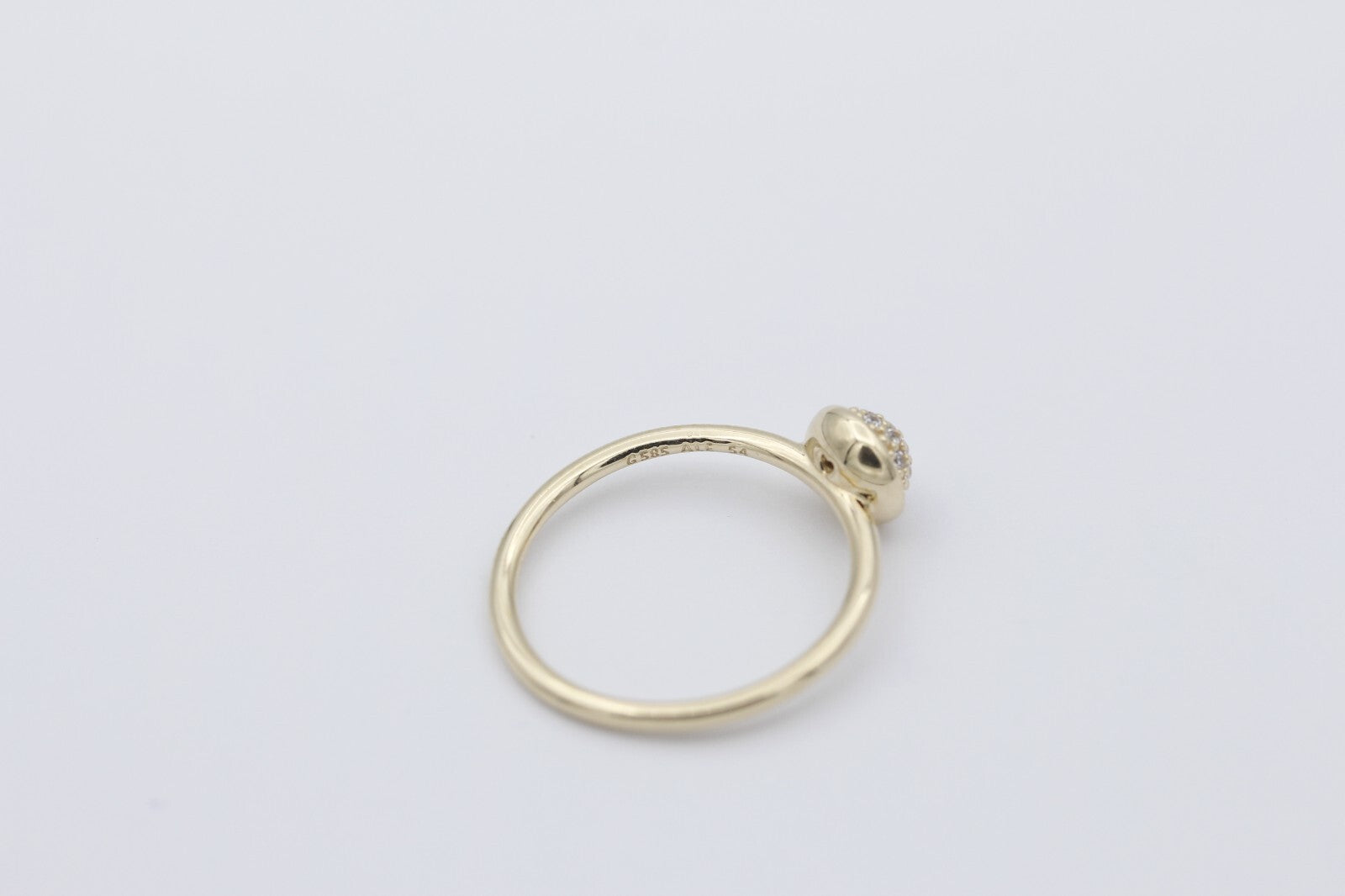 Pandora Damen Ring aus 585er Gelbgold mit Zirkonia | Gr. 54