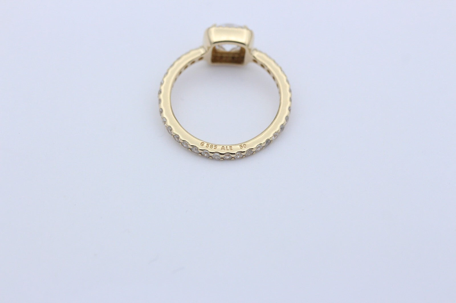 Pandora Damen Ring aus 585 / 14K Gelbgold mit Cubic Zirkonia Wie Neu | Gr. 50