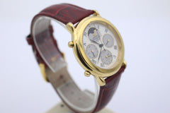 Seiko Cronograph 7T36-7A00 Quartz Mondphase / Moonphase Vintage Uhr 36 mm