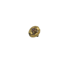 DRK Deutsches Rotes Kreuz Ehrennadel 50 Blutspender 333er Gold Diamanten Granat