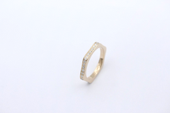 Montblanc Austria Damen Ring aus 18k / 750er Rosegold mit Diamanten | Gr. 66