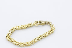 333 Gold Kinderarmband – Königskette Königsarmband 8 Karat Gelbgold