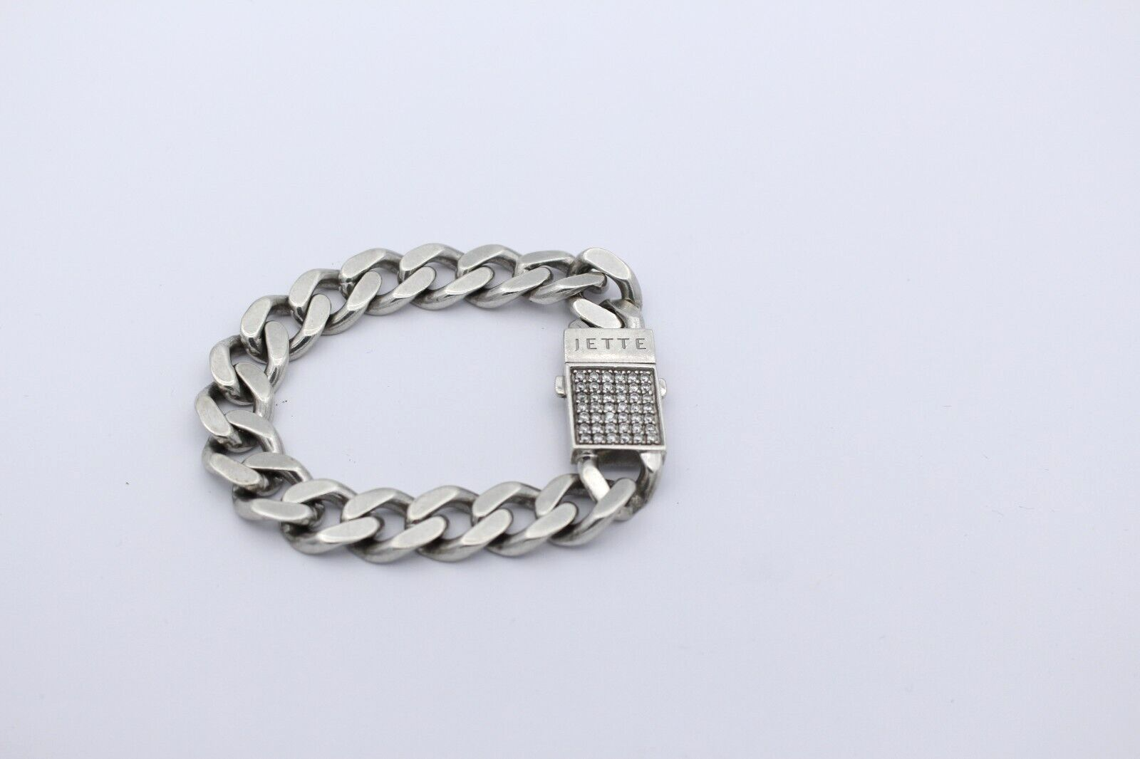 Jette Panzer Armband Massiv aus 925 Sterlingsilber mit Zirkonia