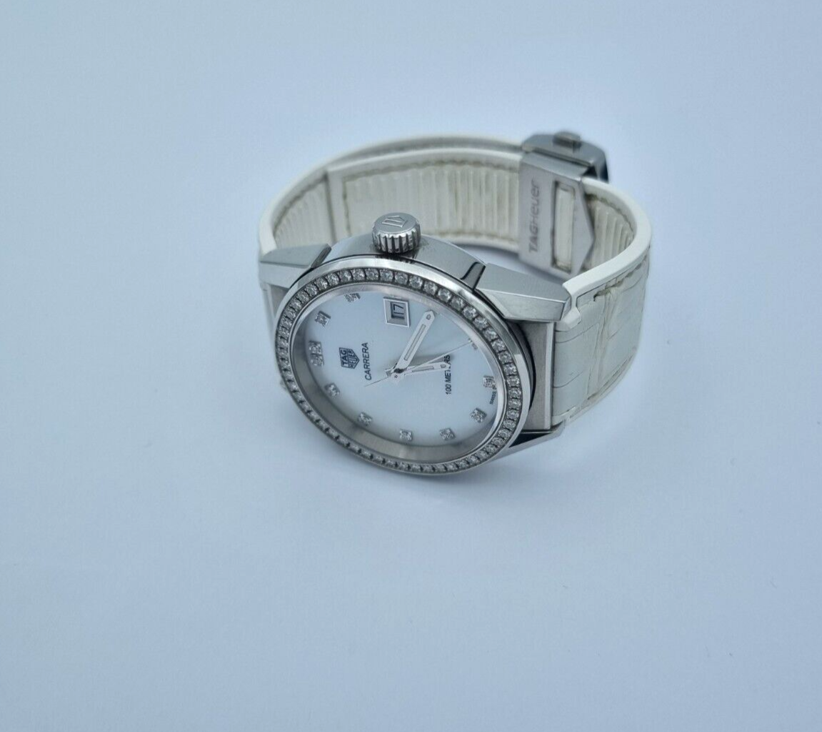 TAG Heuer Carrera Lady WBG1315.FC6412 DIAMONDS Damenuhr Quarz 36 mm