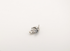 Exquisiter 18k (750) Weißgold Anhänger mit echten Saphiren & Diamant