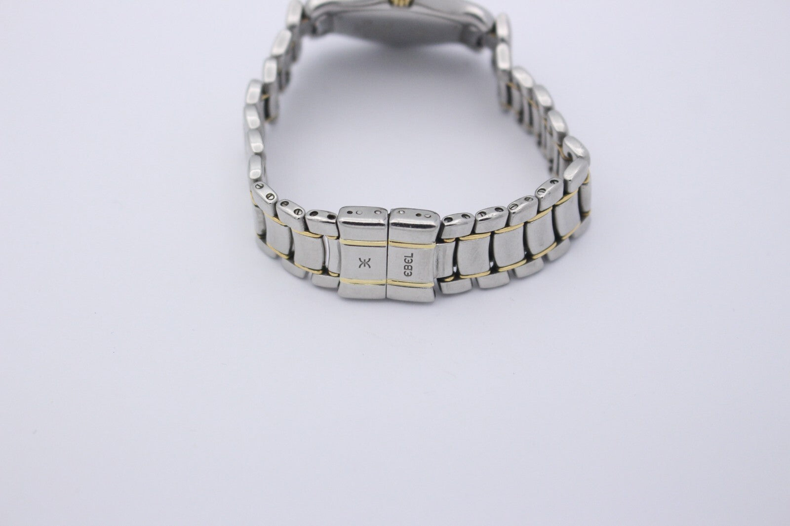 Ebel Uhr 1911 Ref.188901 18k Gelbgold Edelstahl Quarz Saphir Diamanten 27mm