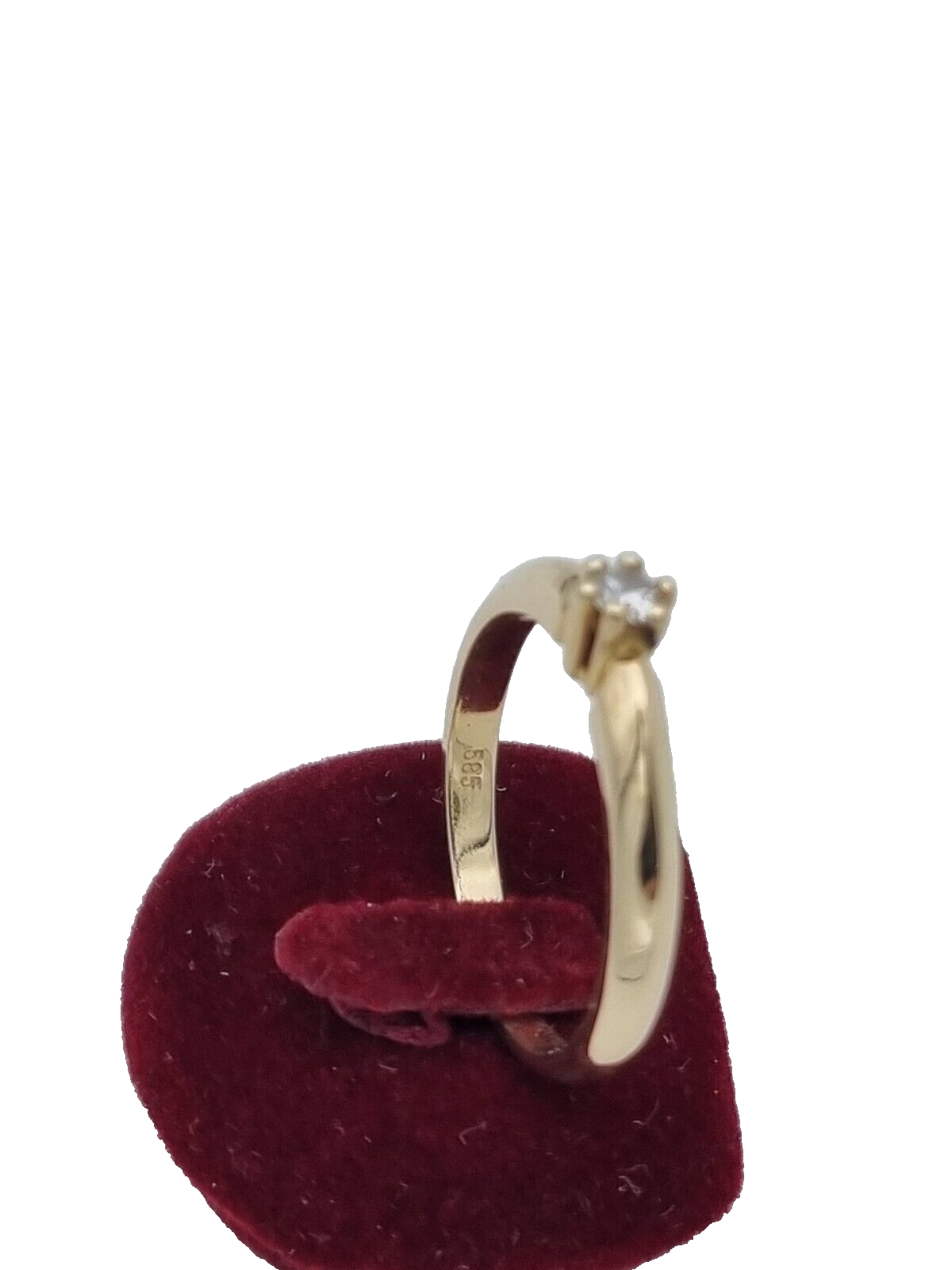 Traumhafter Christ Damen Ring aus 585/14k Gelbgold mit ein Diamant | Gr. 55