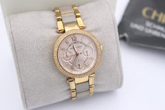 Michael Kors Parker Damenuhr MK6110 PVD Roségold Chronographen 33 mm