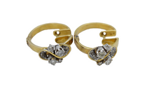 Wunderschöner Ohrschmuck Ohrringe aus 585 / 14k Gelbgold mit Brillanten