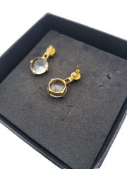 Wunderschöne Designer Jette Joop Damen Ohrstecker mit Bergkristall & Brillanten