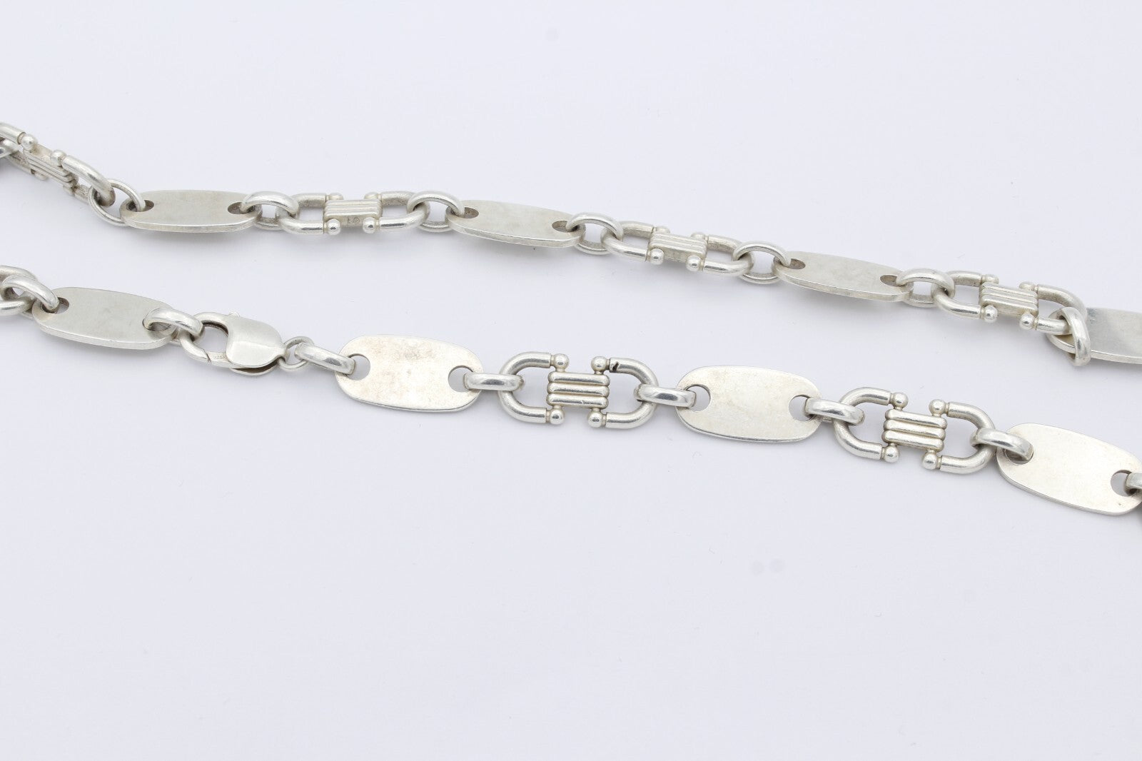 TAIPAN Italy Halskette Plattenkette 925 Sterlingsilber ca. 113 g