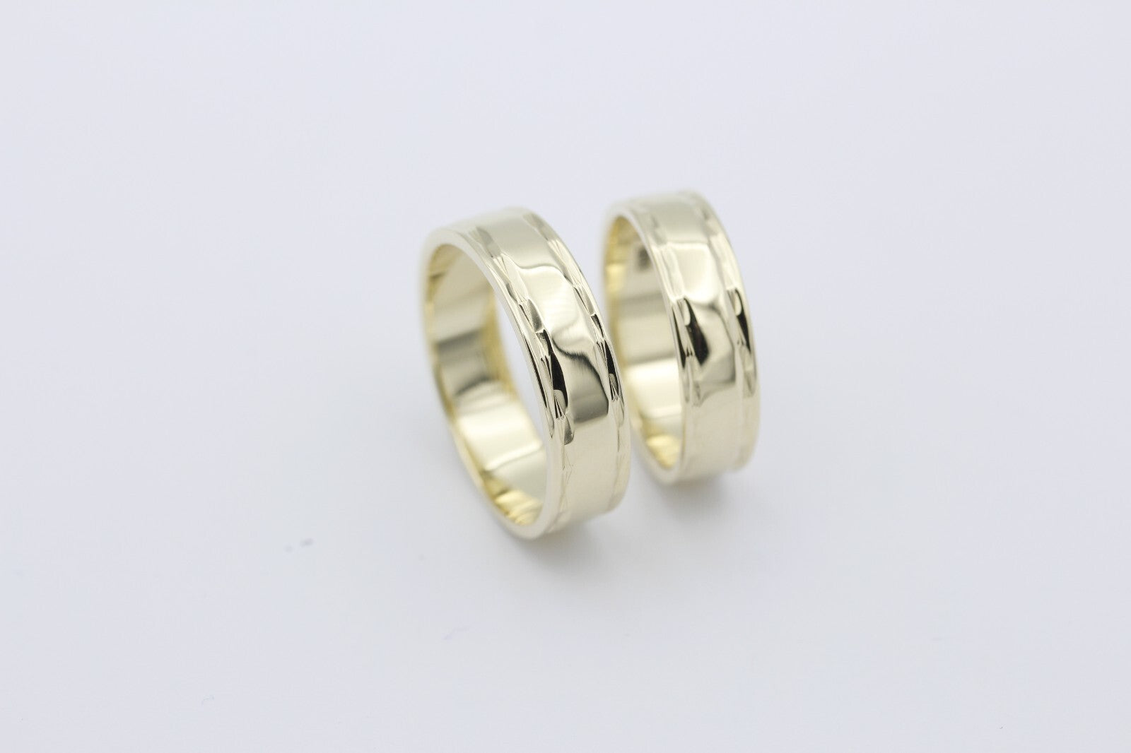 Christian Bauer Trauringe Eheringe aus 585er / 14k Gelbgold | Gr. 65 & 58