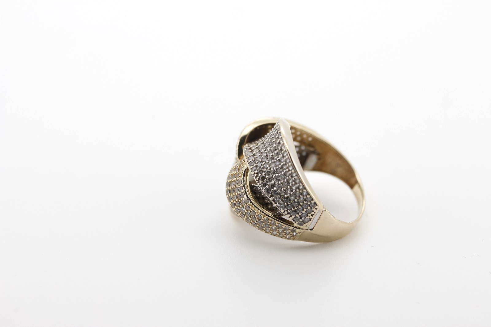 585er 14K Goldring mit Zirkonia– Elegantes Schmuckstück für Damen Gr. 56