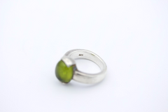 Original JOOP Designer Ring 925 Sterling Silber mit großem Peridot Massiv Gr. 57