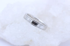 Tiffany & Co. Together Ehering Trauring mit doppeltem Milgrain-Rand 950 Platin