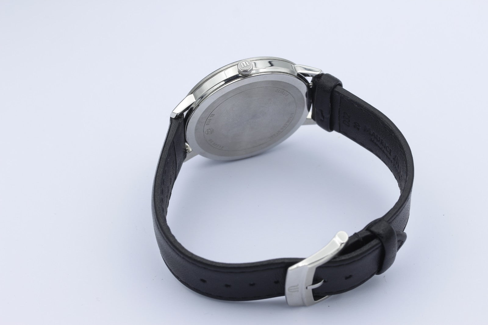 Maurice Lacroix Unisexuhr Eliros EL 1118 Edelstahl Leder Schwarz mit OVP