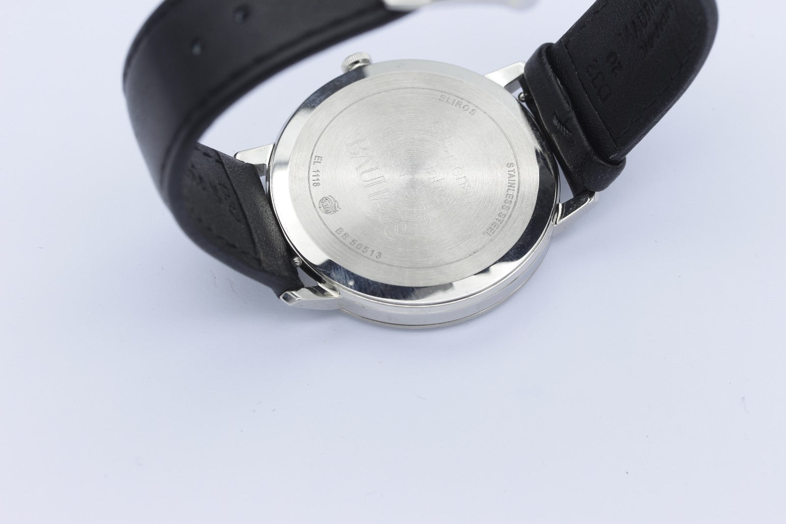 Maurice Lacroix Unisexuhr Eliros EL 1118 Edelstahl Leder Schwarz mit OVP