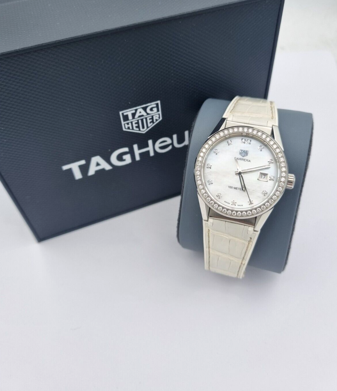 TAG Heuer Carrera Lady WBG1315.FC6412 DIAMONDS Damenuhr Quarz 36 mm