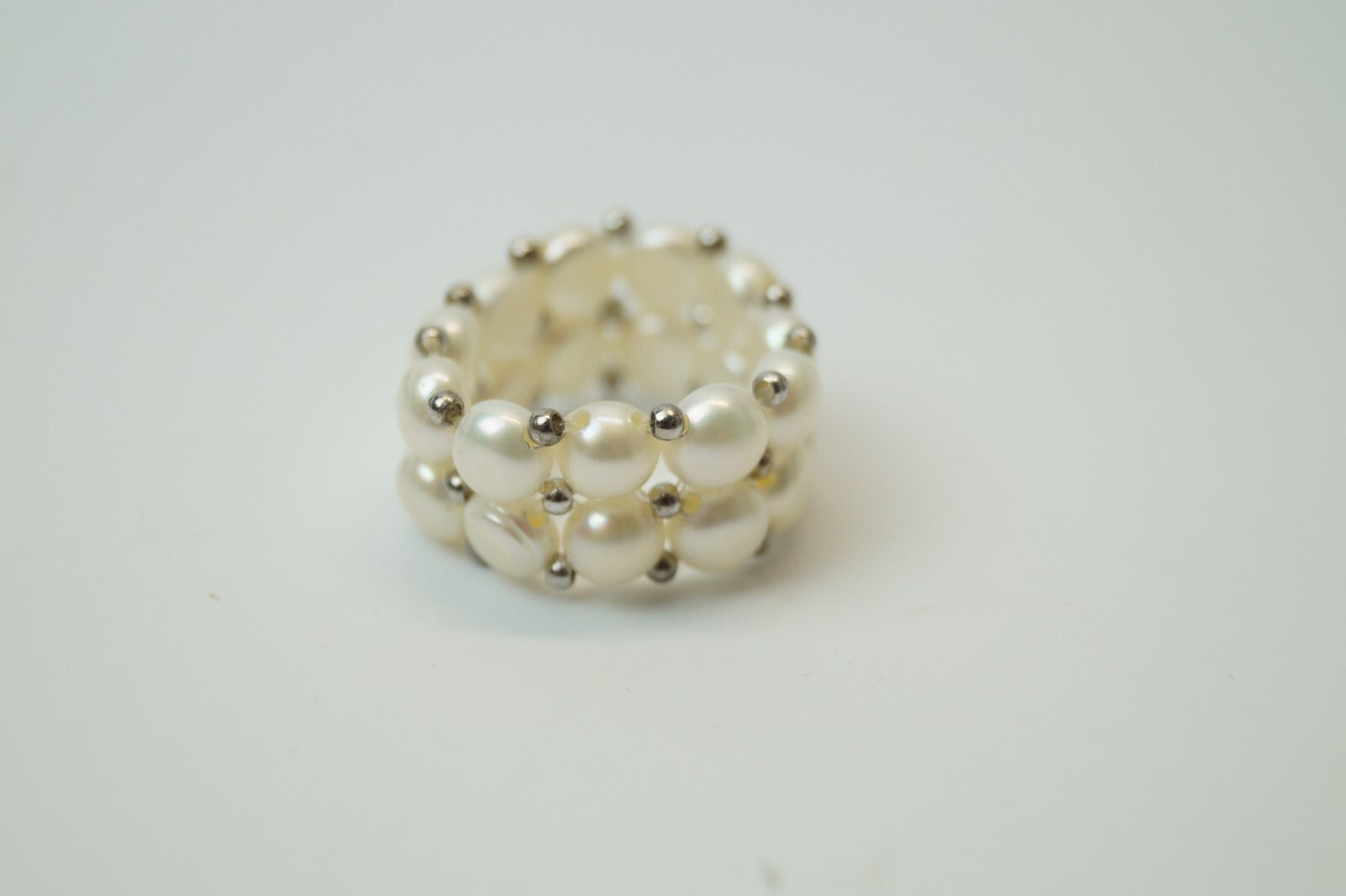 SAINT GERMAIN Damen Ring aus Perlen 375er Gold | Gr. 54-70