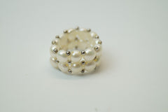 SAINT GERMAIN Damen Ring aus Perlen 375er Gold | Gr. 54-70