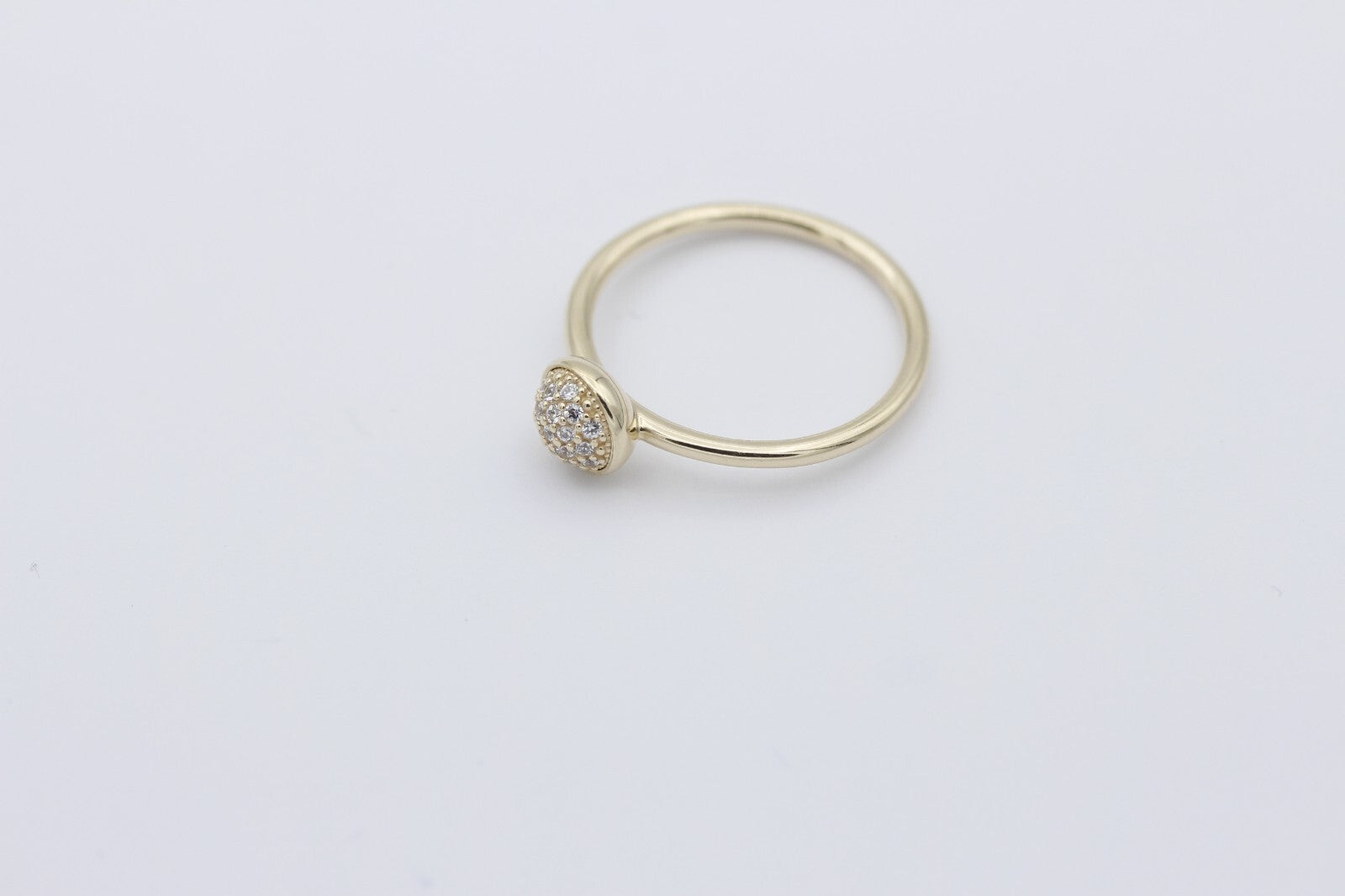 Pandora Damen Ring aus 585 / 14K Gelbgold mit Zirkonia | Gr. 56