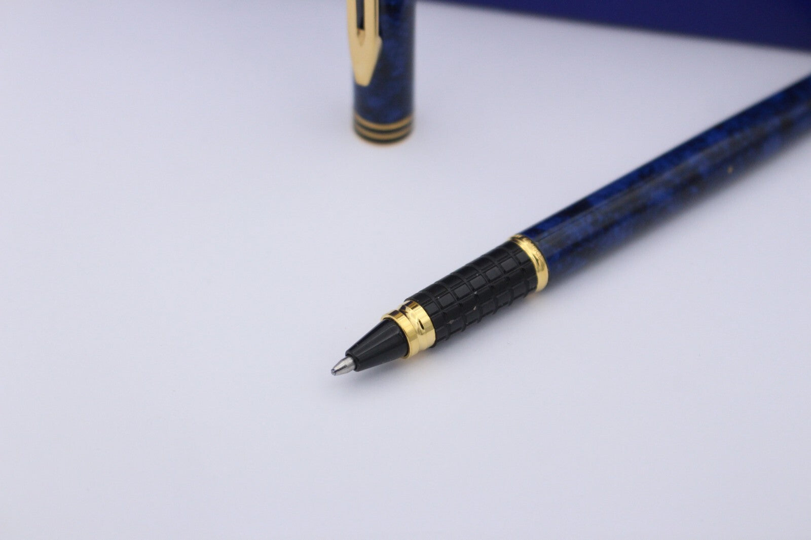 Waterman Vintage Hemisphere Blau Marmoriert Kugelschreiber