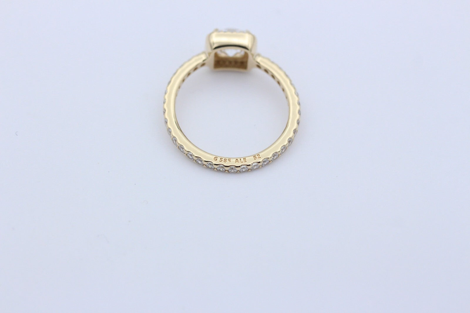 Pandora Damen Ring aus 585 / 14K Gelbgold mit Cubic Zirkonia Wie Neu | Gr. 52