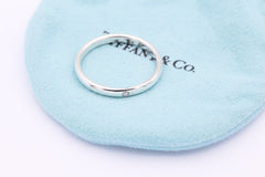 Tiffany & Co 925 Sterlingsilber Elsa Peretti Ring Trauring mit ein Brillant