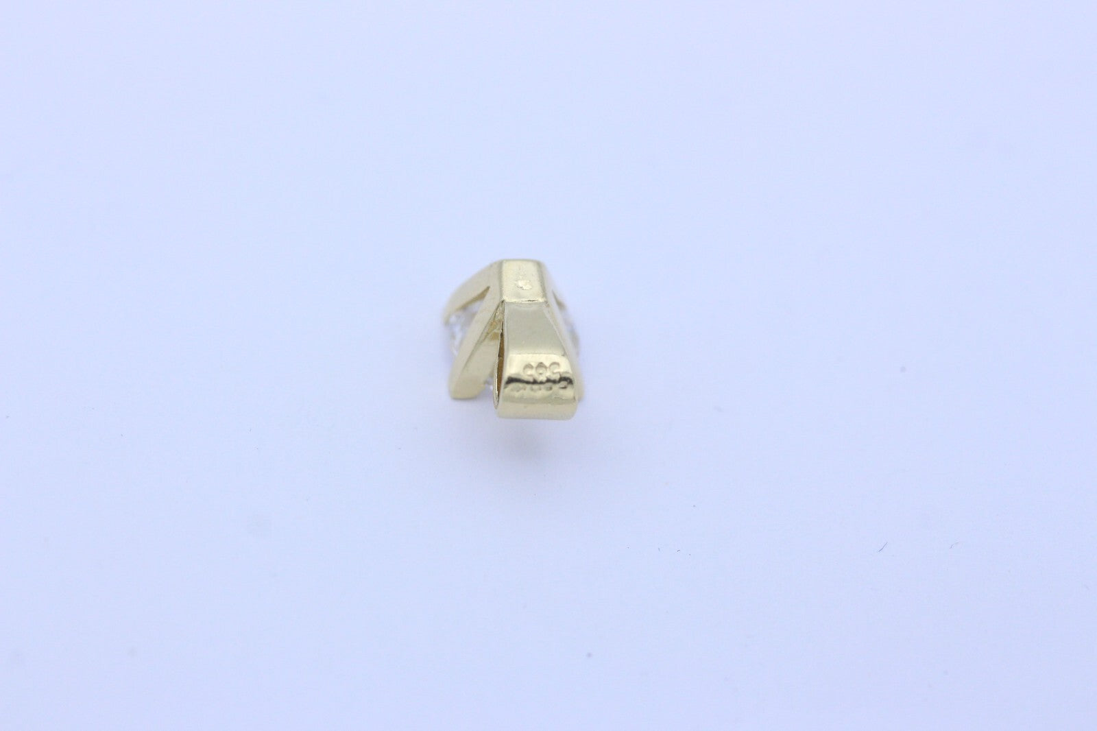 Wunderschöner Damen Anhänger aus 585 / 14k Gelbgold mit ein Zirkonia Edelstein